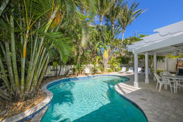 Heated, private pool.